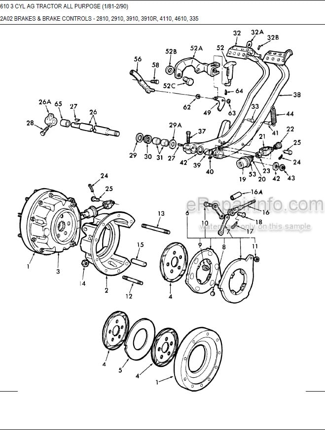Photo 6 - Ford 5600 Parts Manual Illustrated Tractor