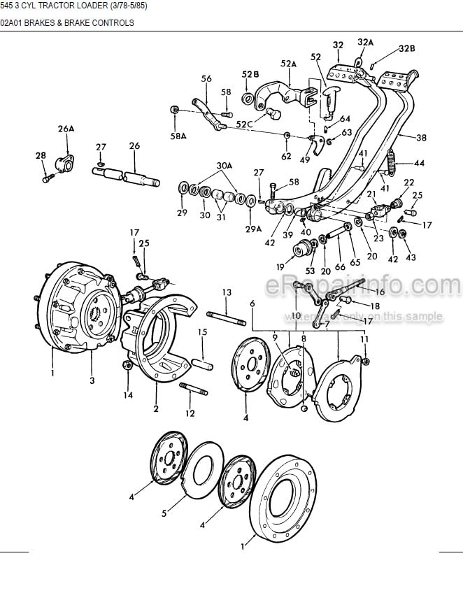 Photo 2 - Ford New Holland 545 Illustrated Master Parts List Manual 3 Cylinder Tractor Loader
