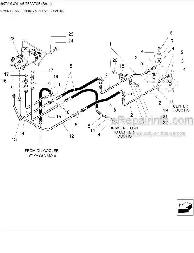 Photo 6 - New Holland T8010 T8020 T8030 T8040 T8050 Series Illustrated Master Parts List Manual Tractor