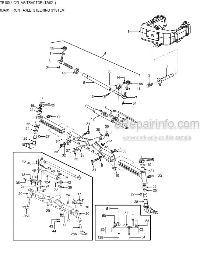 Photo 7 - New Holland T8010 T8020 T8030 T8040 T8050 Series Illustrated Master Parts List Manual Tractor