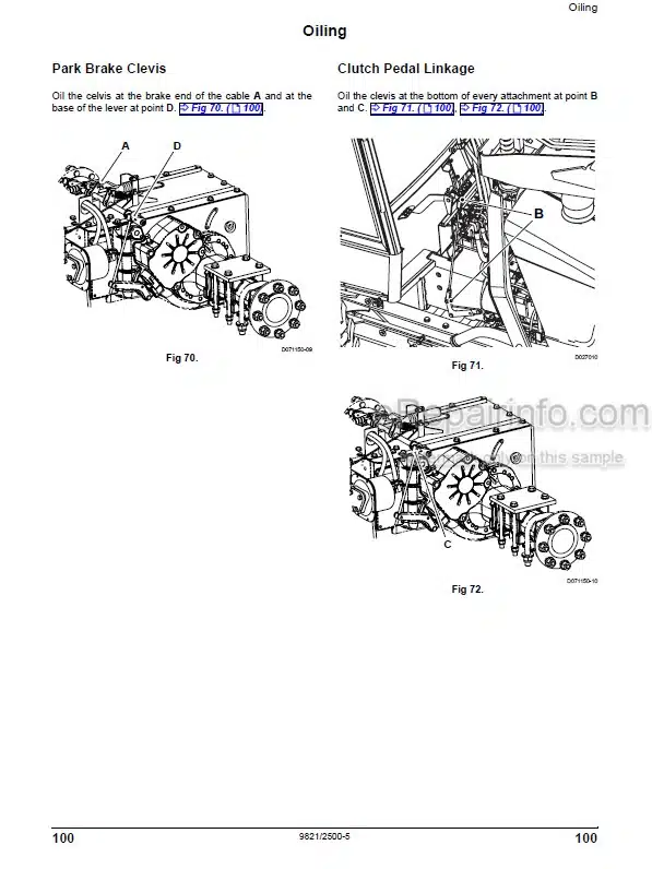 Photo 6 - JCB 1400B 1550B 1600B 1700B Centermount Sideshift Operators Manual Backhoe Loader 9801-4494