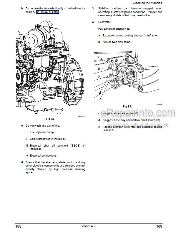 Photo 9 - JCB 2DX 2DXL Operators Manual Backhoe Loader 9831-1100-7
