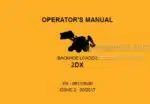 Photo 5 - JCB 2DX Operators Manual Backhoe Loader 9831-3600