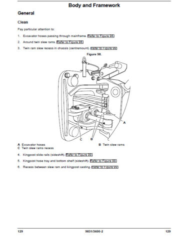 Photo 3 - JCB 2DX Operators Manual Backhoe Loader 9831-3600