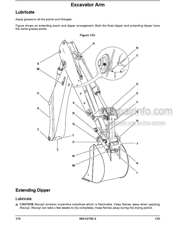 Photo 3 - JCB 3CX Operators Manual Backhoe Loader 9831-2700