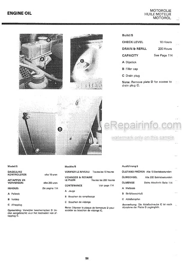 Photo 6 - JCB 3C Operators Manual Backhoe Loader 9821-1050