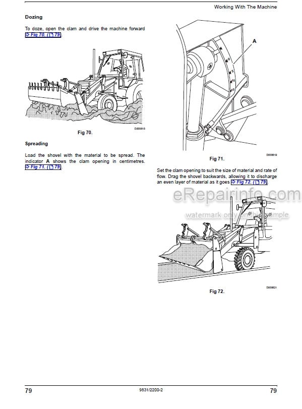 Photo 6 - JCB 3DX Super Operators Manual Backhoe Loader 9831-1050