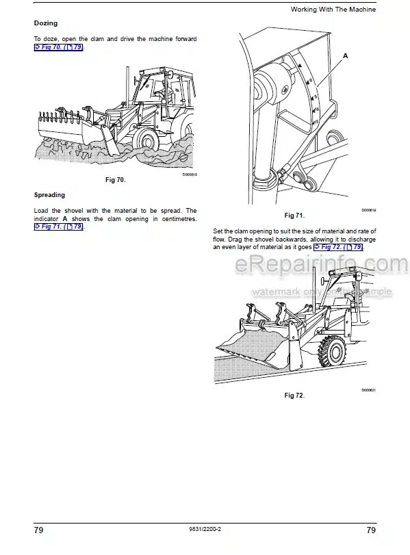 Photo 7 - JCB 3DX 4DX Xtra Super EcoMax Engine Operators Manual Backhoe Loader 9821-5050