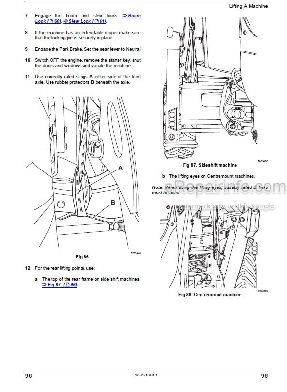 Photo 10 - JCB 3DX Super Operators Manual Backhoe Loader 9831-1050