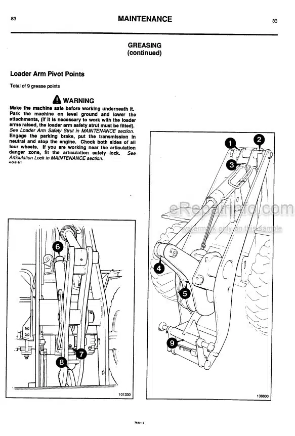 Photo 1 - JCB 406 408 Operators Handbook Wheel Loader 9801-7680
