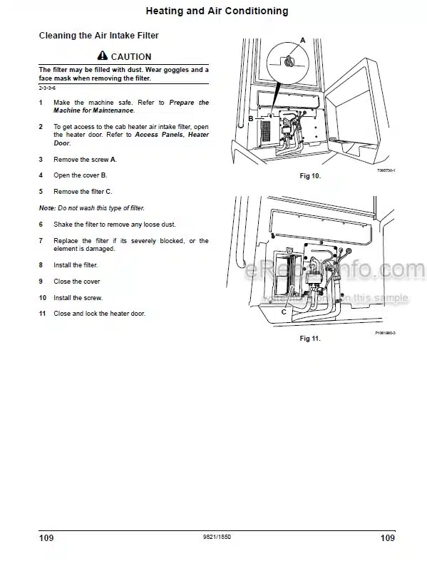 Photo 2 - JCB 422ZX Operators Manual Wheel Loader 9821-1850