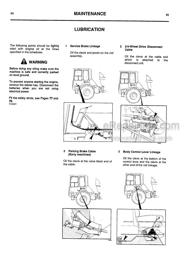 Photo 6 - JCB 712 Handbook Articulated Dump Truck 9801-7120