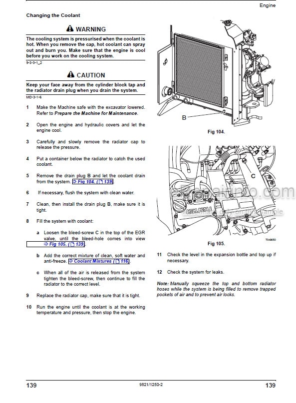 Photo 10 - JCB 8085ZTS Operators Manual Compact Excavator