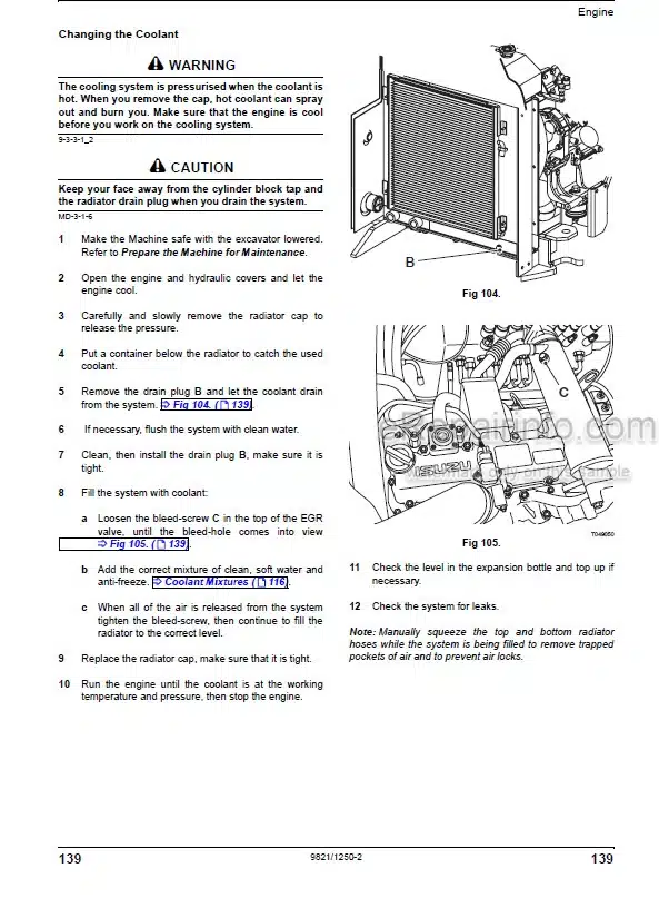 Photo 7 - JCB 8085ZTS Operators Manual Compact Excavator
