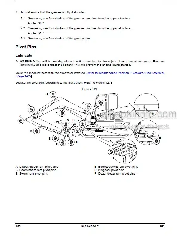 Photo 10 - JCB 85Z-1 86C-1 Operators Manual Compact Excavator 9821-6200