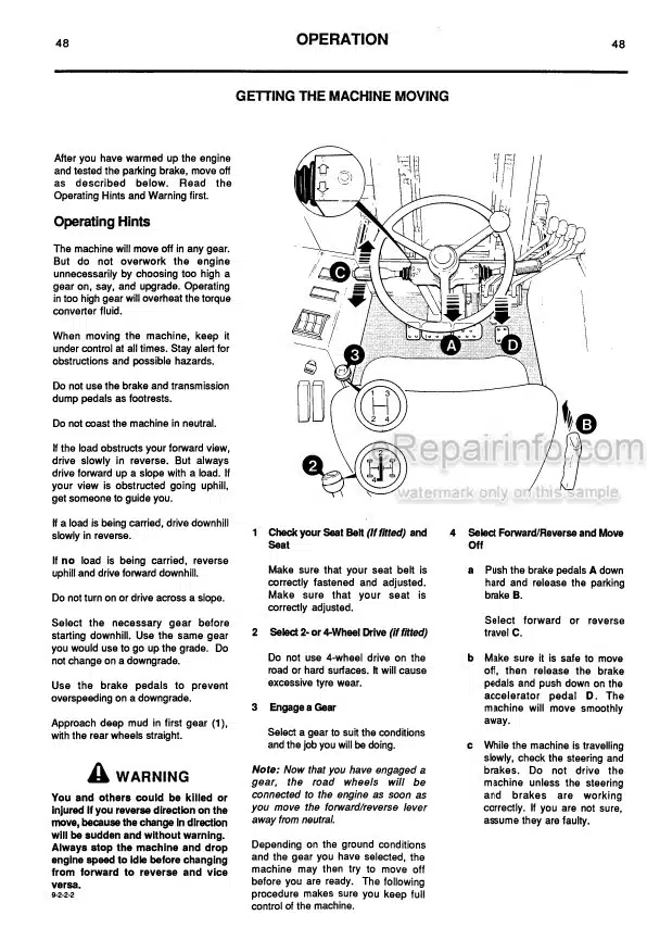 Photo 6 - JCB 930 Handbook Rough Terrain Forklift 9801-7510