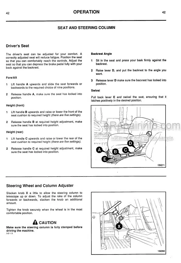 Photo 12 - JCB Fastrac Range Operators Handbook Tractor 9801-1311