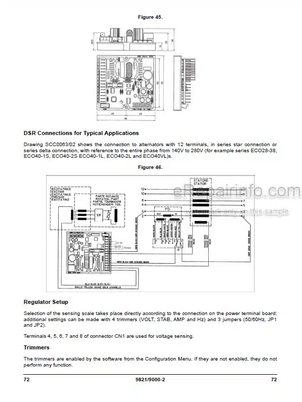 Photo 7 - JCB G60RX G65X G65QX G80RX G90X G90QX G100RX G115X G115QX Operators Manual Generator 9811-4600