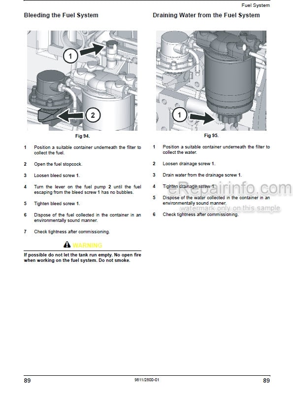 Photo 12 - JCB G17 G17Q G20R G22 G22Q G30R G33 G33Q Operators Manual Generator 9811-2800