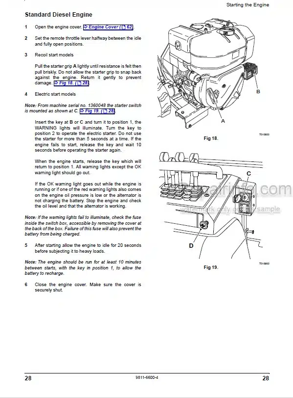 Photo 3 - JCB HTD5 Operators Manual Dumpster 9811-6600