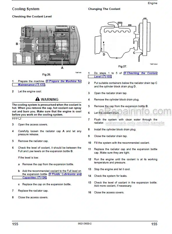 Photo 7 - JCB JS370 China Operators Manual Excavator 9821-5000
