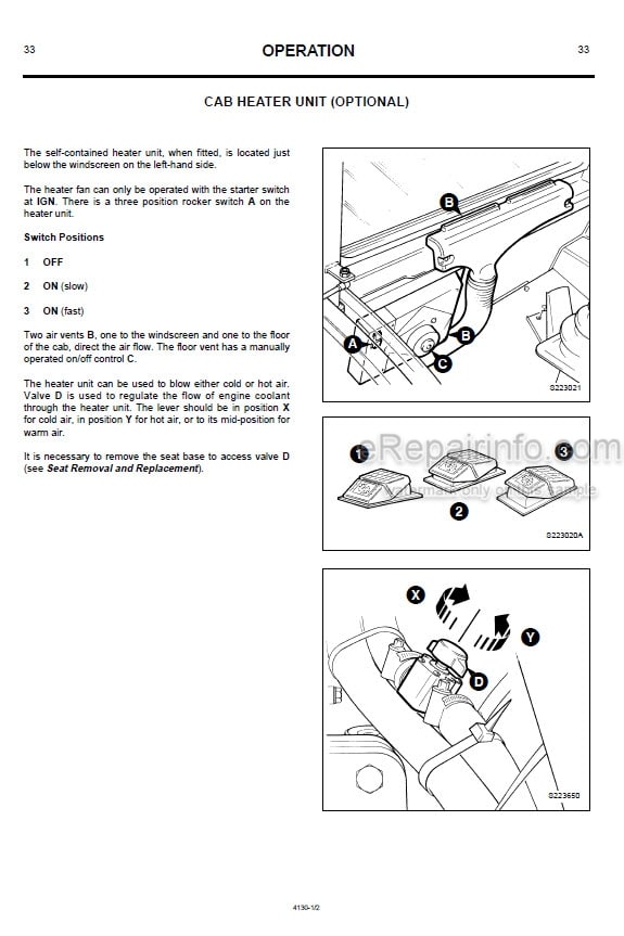 Photo 11 - JCB Robot 185 1105 185HF 1105HF Operators Handbook Skid Steer Loader 9801-4130