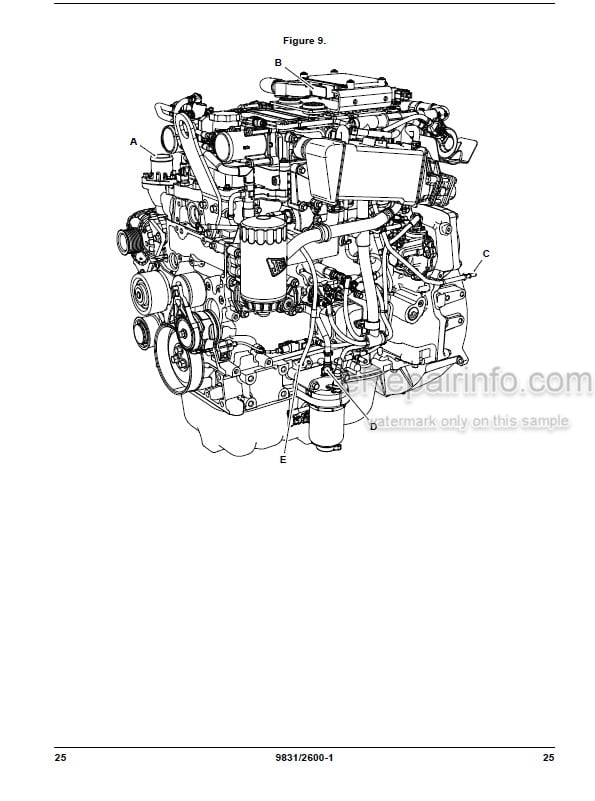 Photo 2 - JCB T4F 3.0 Elec 4 Cyl Operators Manual Engine 9831-2600