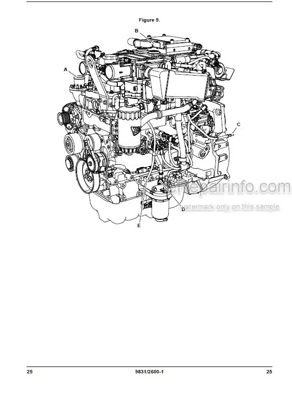Photo 12 - JCB T4F 3.0 Elec 4 Cyl Operators Manual Engine 9831-2600