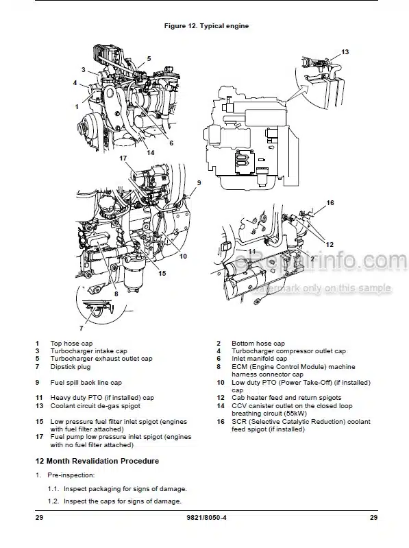 Photo 7 - JCB T4F 3.0 Elec 4 Cyl Operators Manual Engine 9831-2600