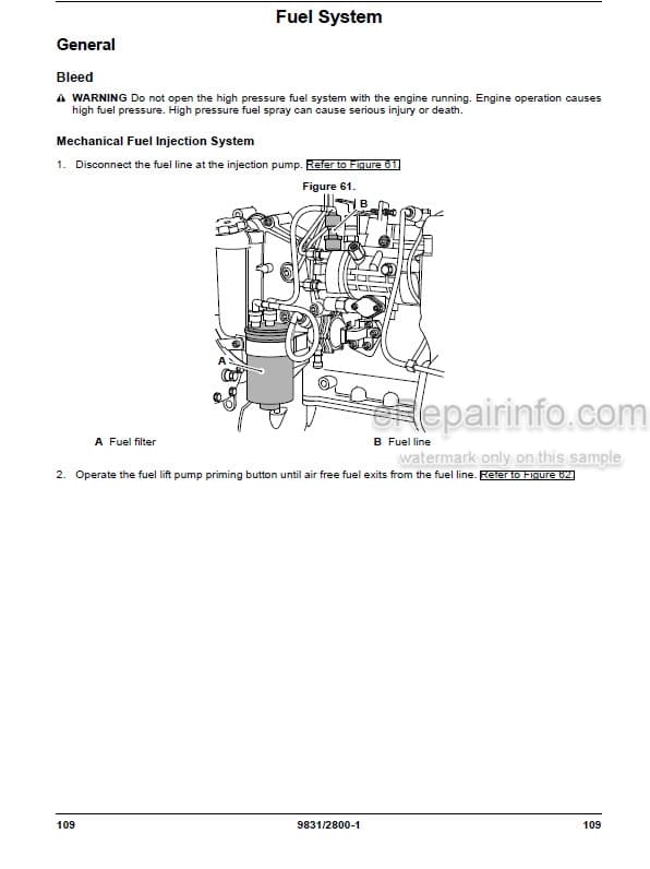 Photo 3 - JCB VM116 Operators Manual Roller 9831-2800