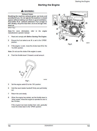 Photo 7 - JCB VMP8 Operators Manual Vibrating Plate 332-A4353