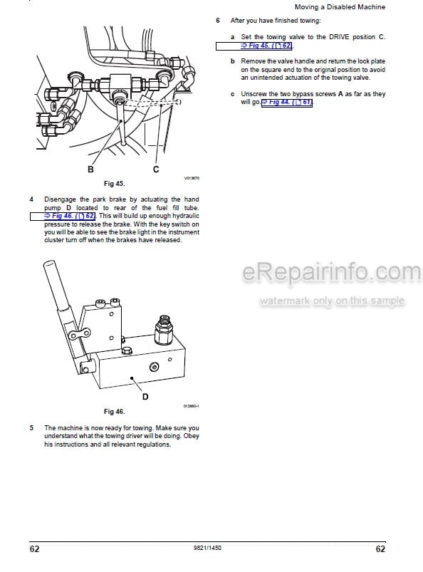 Photo 7 - JCB Vibromax VM75D VM75PD Instruction Manual Vibratory Single Drum Roller 07222-28435A