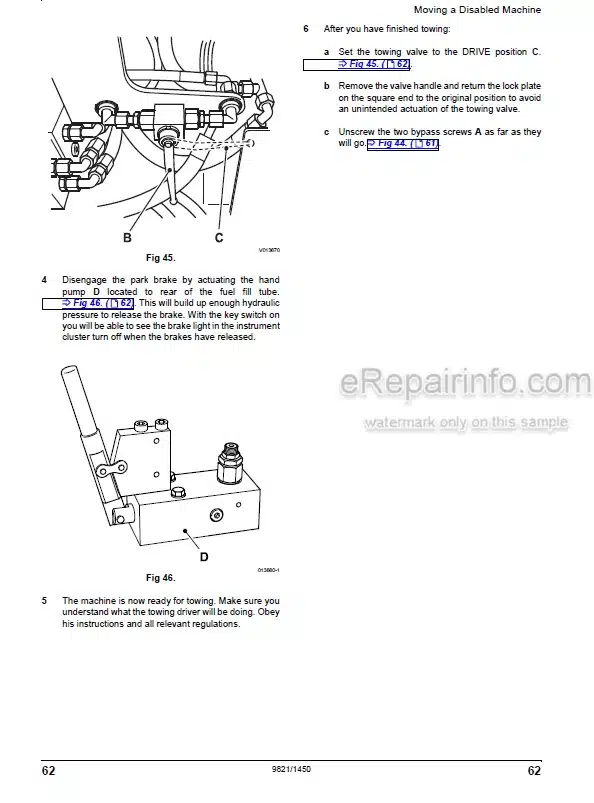 Photo 7 - JCB Vibromax VM75D VM75PD Instruction Manual Vibratory Single Drum Roller 07222-28435A
