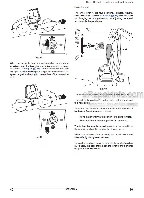 Photo 7 - JCB TM320 TM420 Operators Manual Loader 9831-2500