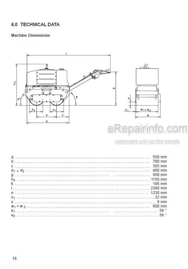 Photo 1 - JCB Vibromax VMD62 Instruction Manual Duplex Roller 01103-28035A