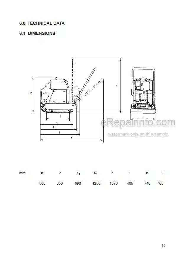 Photo 1 - JCB Vibromax VMF130D Instruction Manual Vibrating Plate 06035-43931C