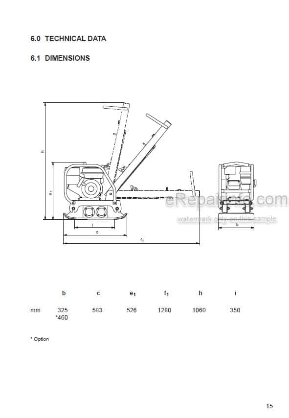 Photo 7 - JCB Vibromax VMF130D Instruction Manual Vibrating Plate 06035-43931C