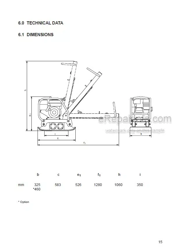 Photo 5 - JCB Vibromax VMP8 Operators Manual Vibrating Plate 05408-28135A