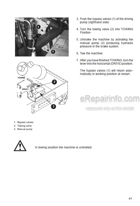 Photo 6 - JCB Vibromax VMT270 VMT280 Instruction Manual Vibratory Tandem Roller 07131-28035A