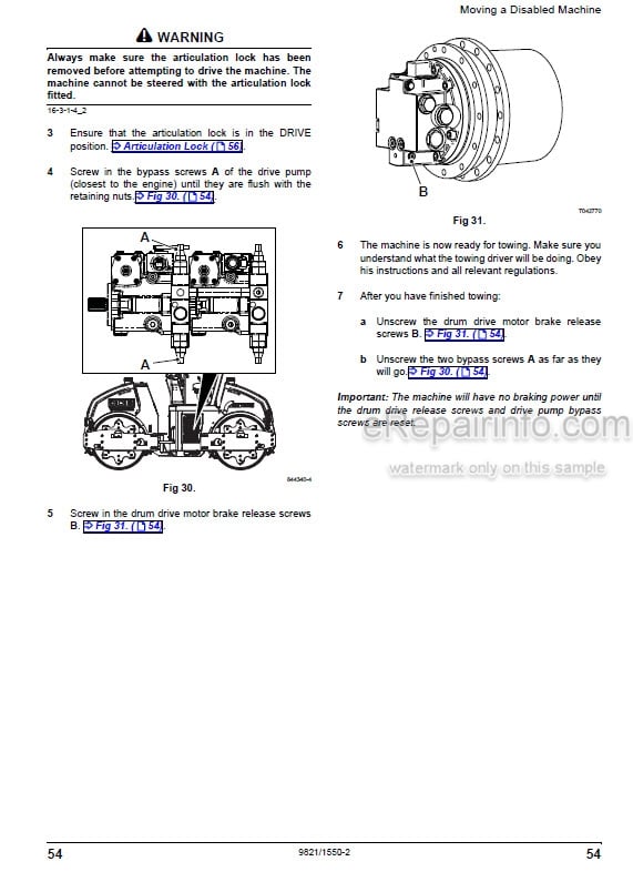 Photo 3 - JCB Vibromax VMT860 India Operators Manual Roller 9821-1550-2