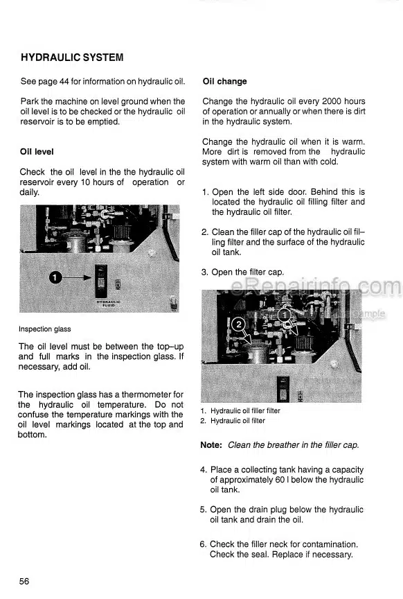 Photo 7 - JCB Vibromax W102 Instruction Manual Vibrating Tandem Roller 04058-00221