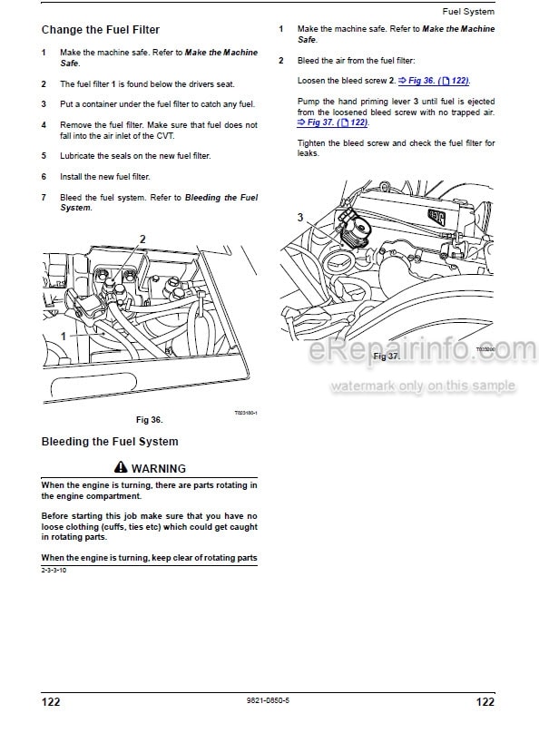 Photo 6 - JCB 2CX Airmaster Operators Manual Backhoe Loader 9821-0050