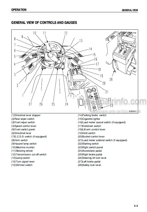 Photo 12 - Komatsu 480-5 Operation And Maintenance Manual Wheel Loader SEAM041300P