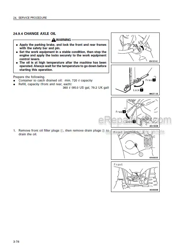 Photo 3 - Komatsu Avance WA900-3 Operation And Maintenance Manual Wheel Loader SEAM018712T