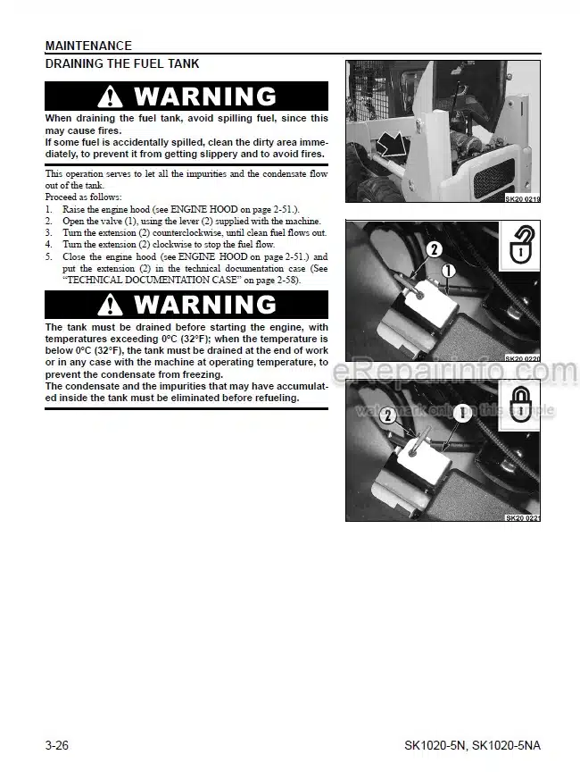 Photo 6 - Komatsu WB97R-5 Operation Maintenance Manual Backhoe Loader WEAM007400