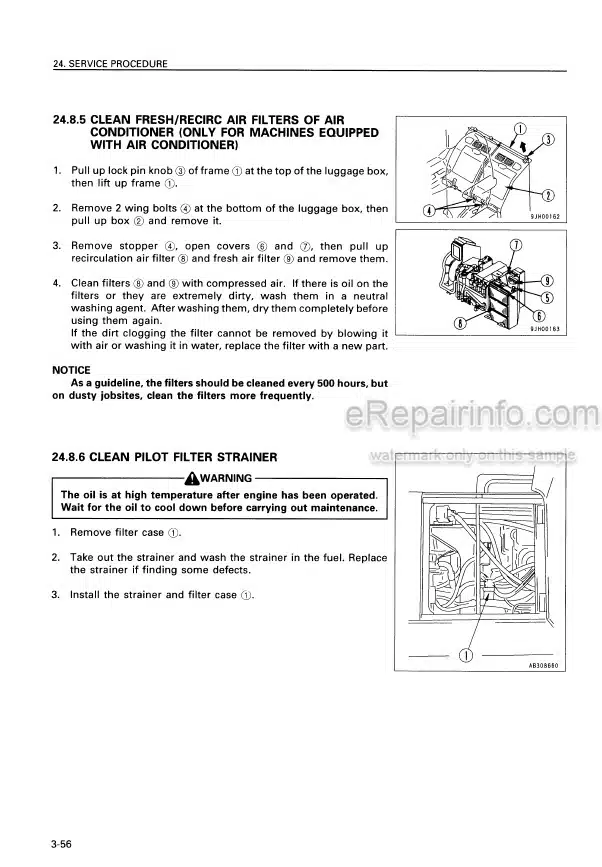 Photo 7 - Komatsu PC400LC-6LC PC400HD-6LM Operation And Maintenance Manual Hydraulic Excavator CEAM008000