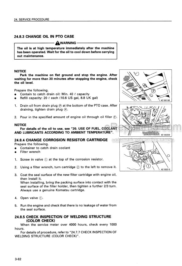 Photo 2 - Komatsu PC1600SP-1 Operation And Maintenance Manual Hydraulic Excavator SEAM016400