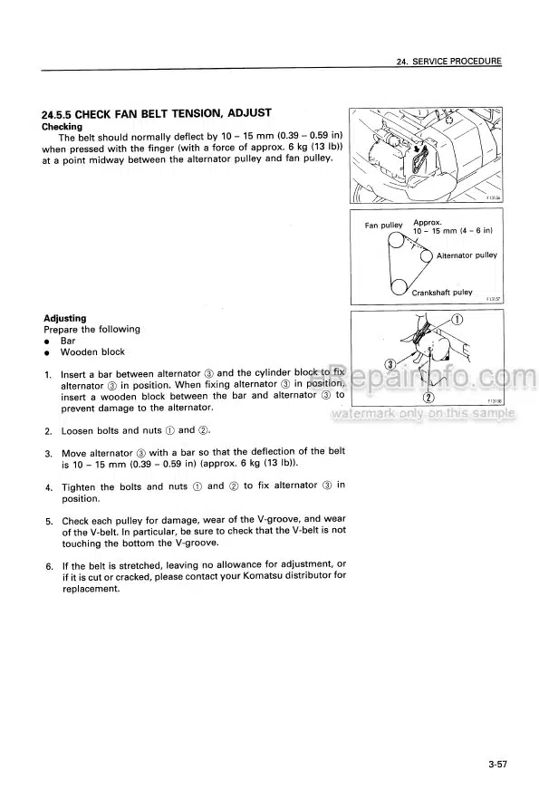Photo 7 - Komatsu Avance WB91R-2 WB93R-2 Operation And Maintenance Manual Backhoe Loader WEAM002304