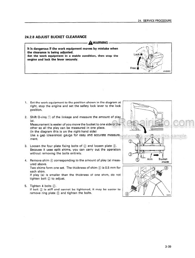 Photo 3 - Komatsu PC60-7 Operation And Maintenance Manual Hydraulic Excavator SEAM004202