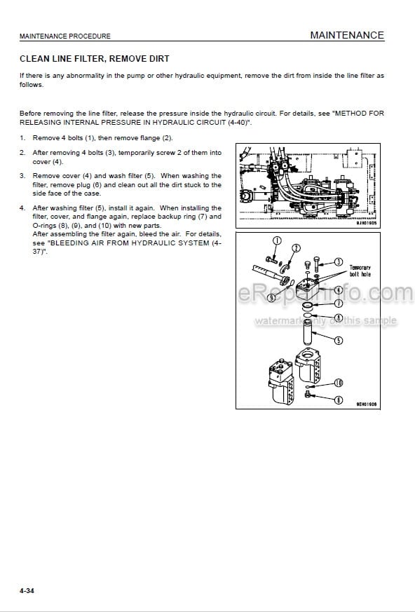 Photo 9 - Komatsu Galeo PC600-7 PC600LC-7 Operation And Maintenance Manual Hydraulic Excavator SEAM053201T